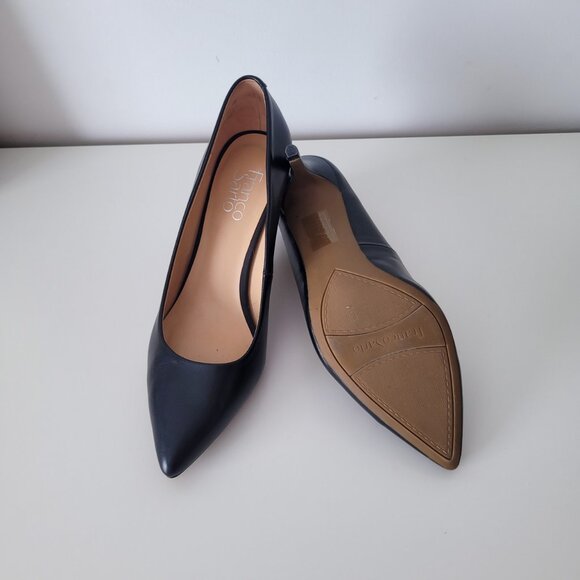 FRANCO SARTO BlackCasual Minimalist Office Heels Size 8 - Picture 4 of 6
